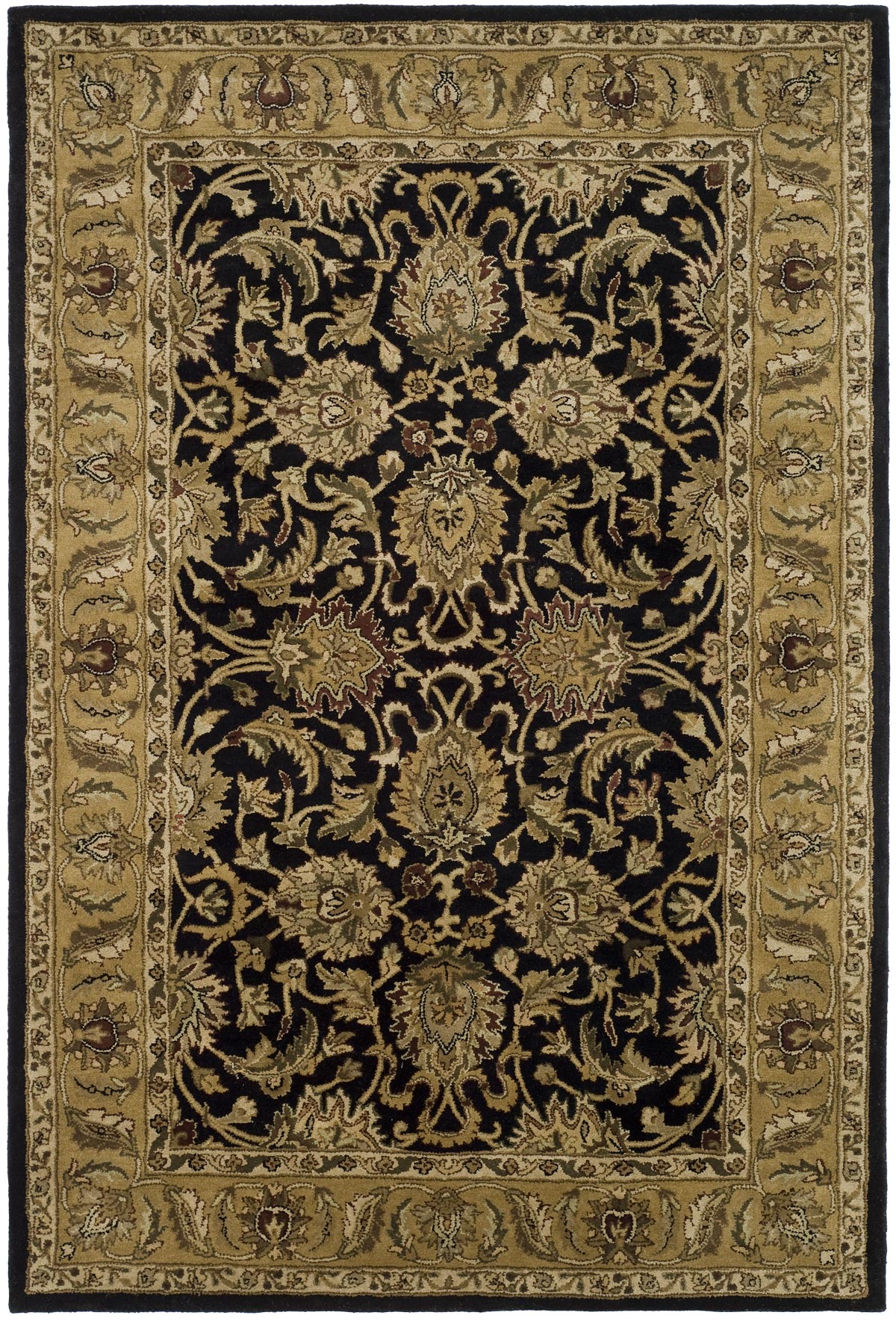 Safavieh Classic Cl252A Black / Gold Rugs