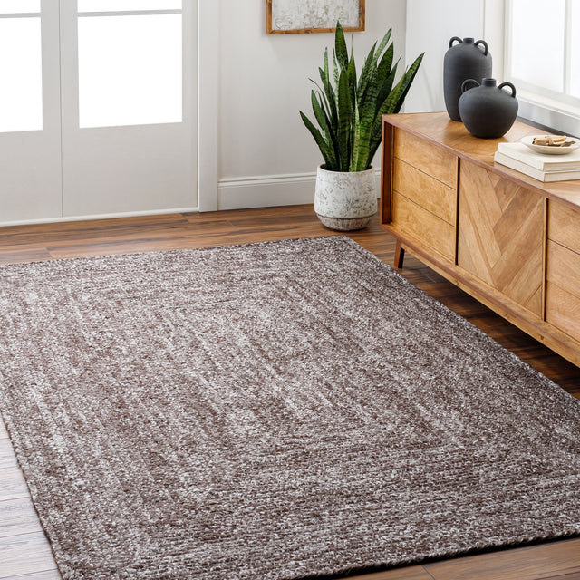 Surya Cologne Cog-2301 Grey, Nickel, Sage, Metallic - Silver, Eggplant Rug.
