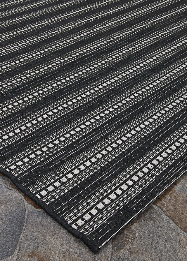 Couristan Afuera Beachcomber 5262/9008 Onyx/Shell Rugs - Couristan - 52629008020037t