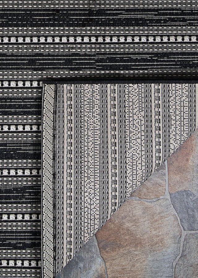 Couristan Afuera Beachcomber 5262/9008 Onyx/Shell Rugs - Couristan - 52629008020037t