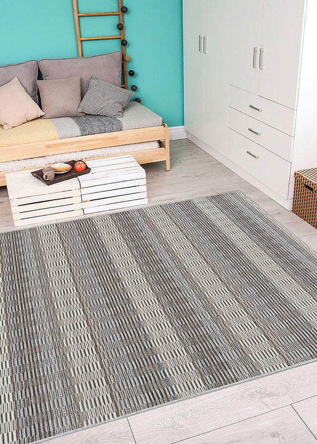 Couristan Cape Torrent 9864/5038 Sky Blue /Grey Rug - Couristan - 98645038020037t