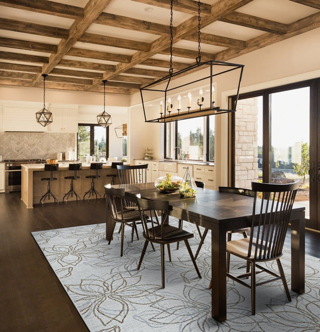 Couristan Charm Botanical 2554/0224 Sand/Twig Rug - Couristan - 25540224053076t