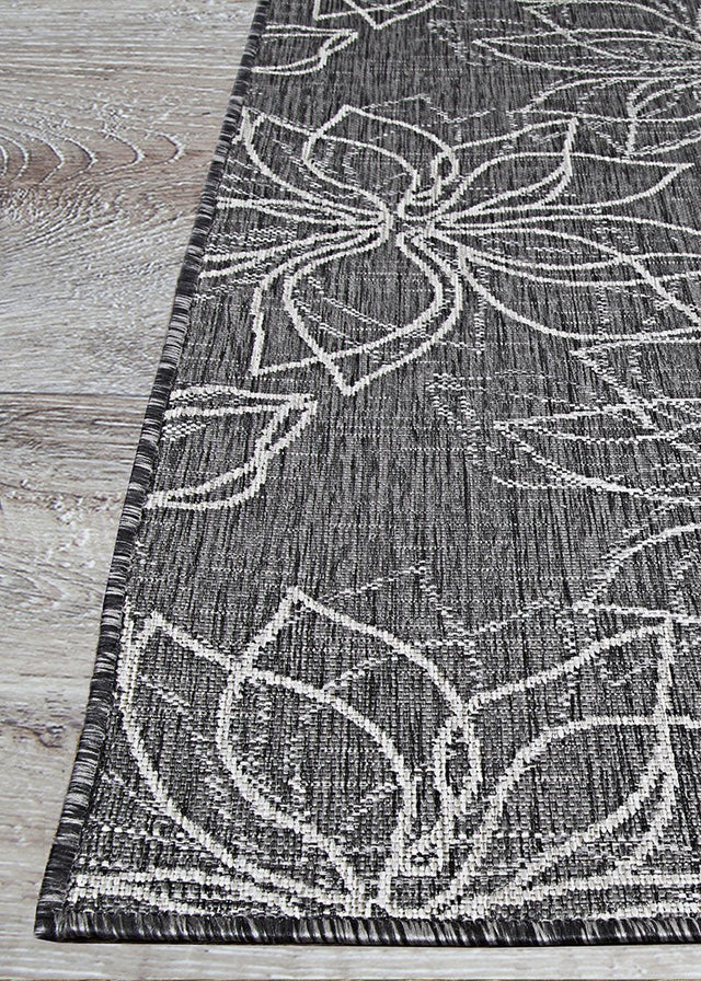 Couristan Charm Botanical 2554/2009 Ash Rugs - Couristan - 25542009066066n