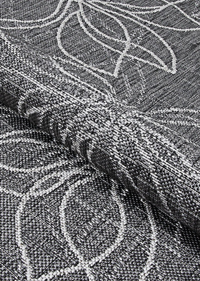 Couristan Charm Botanical 2554/2009 Ash Rugs - Couristan - 25542009066066n