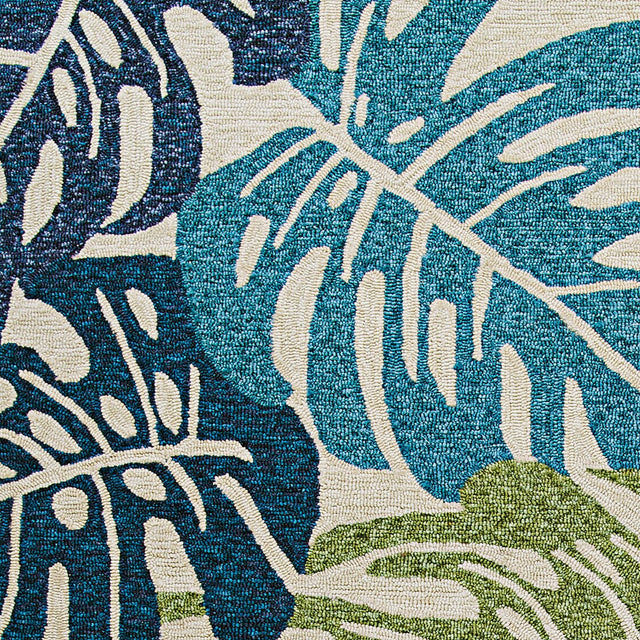 Couristan Covington Monstera 3534/1521 Cream / Multi Rugs - Couristan - 35341521020040t