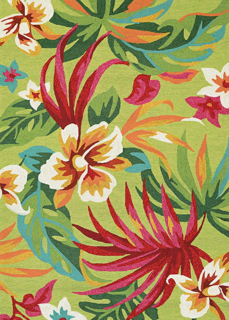 Couristan Covington Painted Fern 4098/4071 Fern / Red Rugs - Couristan - 40984071020040t