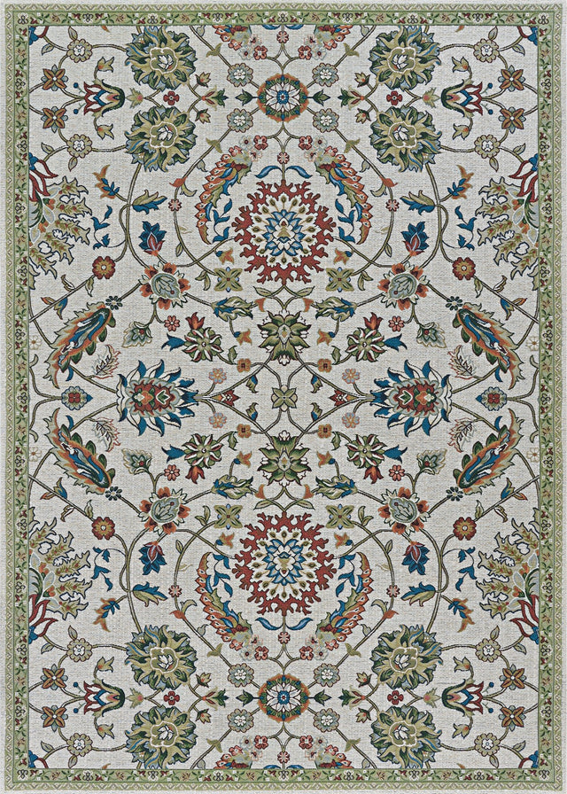 Couristan Dolce Flora Vines 5583/7439 Beige/Multi Rug - Couristan - 55837439040510t