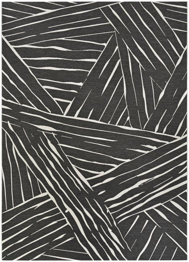 Couristan Dolce Parquet 7515/2102 Charcoal Rug - Couristan - 75152102040510t