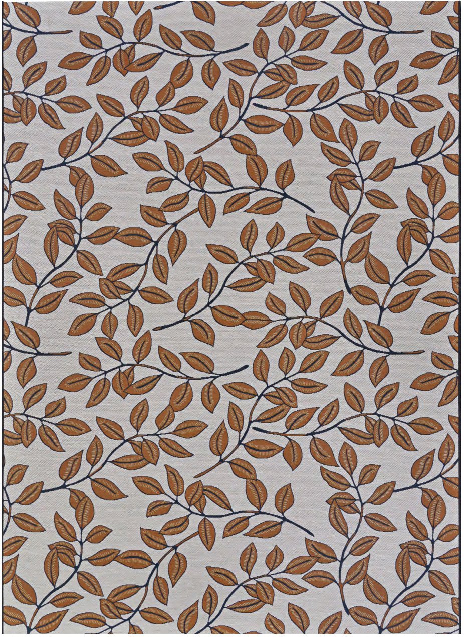 Couristan Dolce Summer Ivy 7512/1345 Ivory Terracotta Rug - Couristan - 75121345040510t