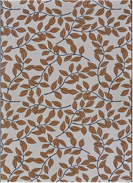 Couristan Dolce Summer Ivy 7512/1345 Ivory Terracotta Rug - Couristan - 75121345040510t