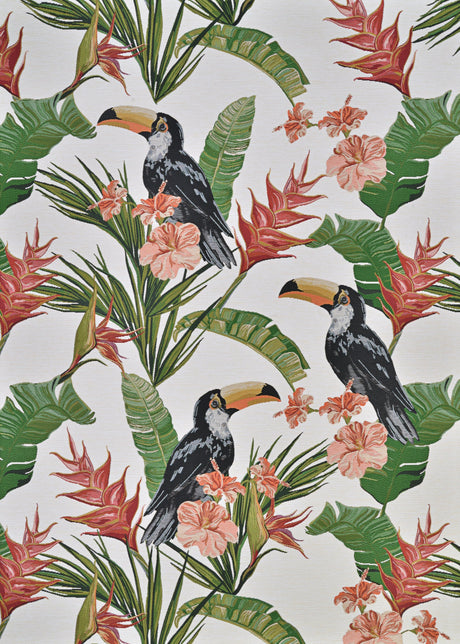 Couristan Dolce Toucans 7502/0002 Ivory Rug - Couristan - 75020002023710u