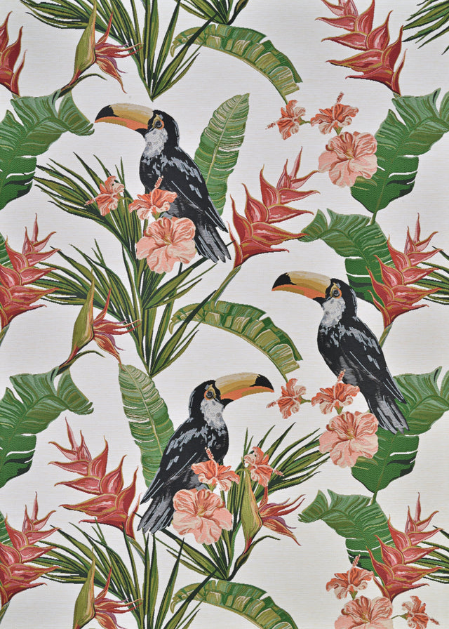 Couristan Dolce Toucans 7502/0002 Ivory Rug - Couristan - 75020002023710u