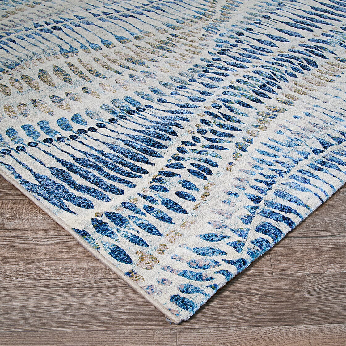 Couristan Easton Charles 6842/6151 Bone / Blue / Multi Rugs - Couristan - 68426151311053t