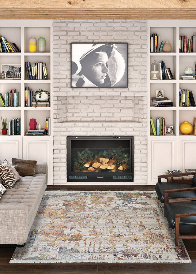 Couristan Halli Abstract Florals H653/1001 Antique Lace - Mlt Rugs - Couristan - h6531001053076t