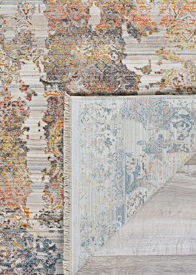 Couristan Halli Abstract Florals H653/1001 Antique Lace - Mlt Rugs - Couristan - h6531001053076t