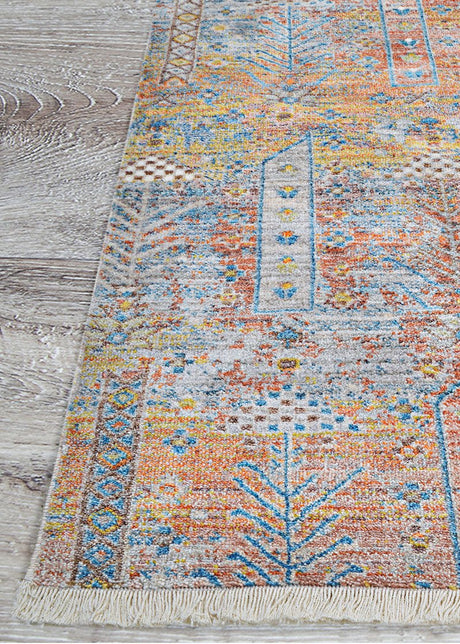 Couristan Halli Baktiari H676/4001 Brick - Honey - Mlt Rugs - Couristan - h6764001053076t