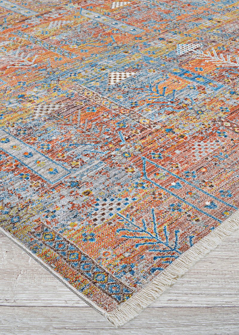 Couristan Halli Baktiari H676/4001 Brick - Honey - Mlt Rugs - Couristan - h6764001053076t