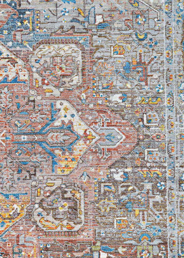 Couristan Halli Kerman H724/3100 Brick - Brown - Mlt Rugs - Couristan - h7243100053076t