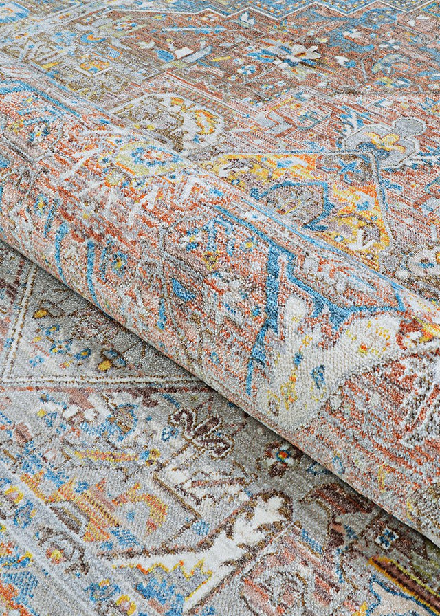 Couristan Halli Kerman H724/3100 Brick - Brown - Mlt Rugs - Couristan - h7243100053076t