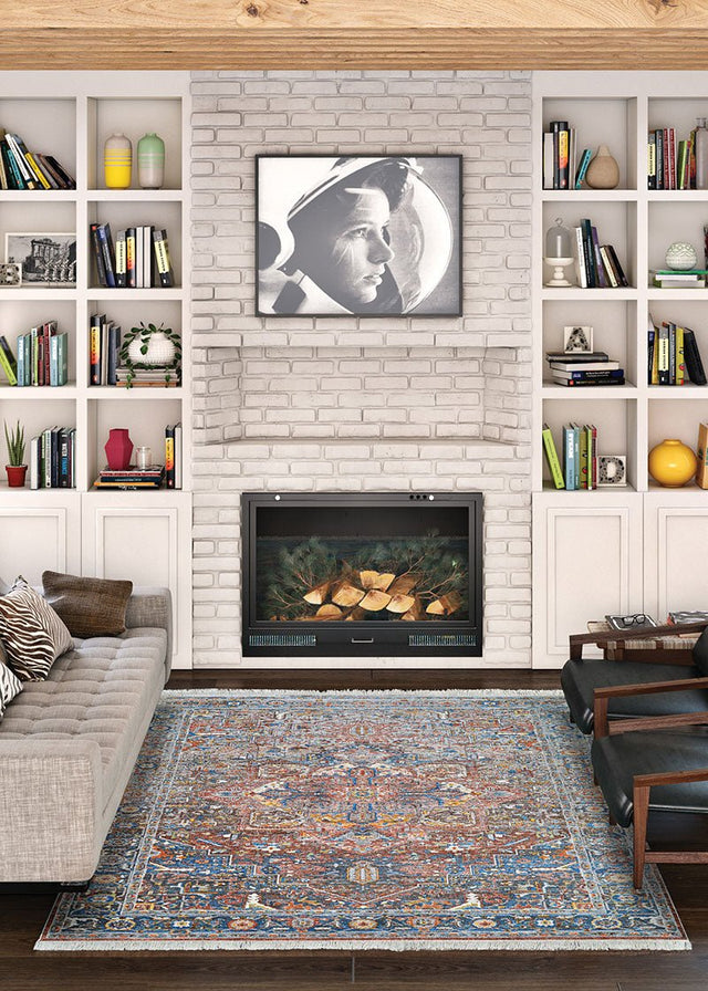 Couristan Halli Kerman H724/3100 Brick - Brown - Mlt Rugs - Couristan - h7243100053076t