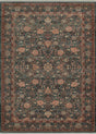 Couristan Kashimar Floral Vase 0614/4365 Sage Rug - Couristan - 06144365046069t