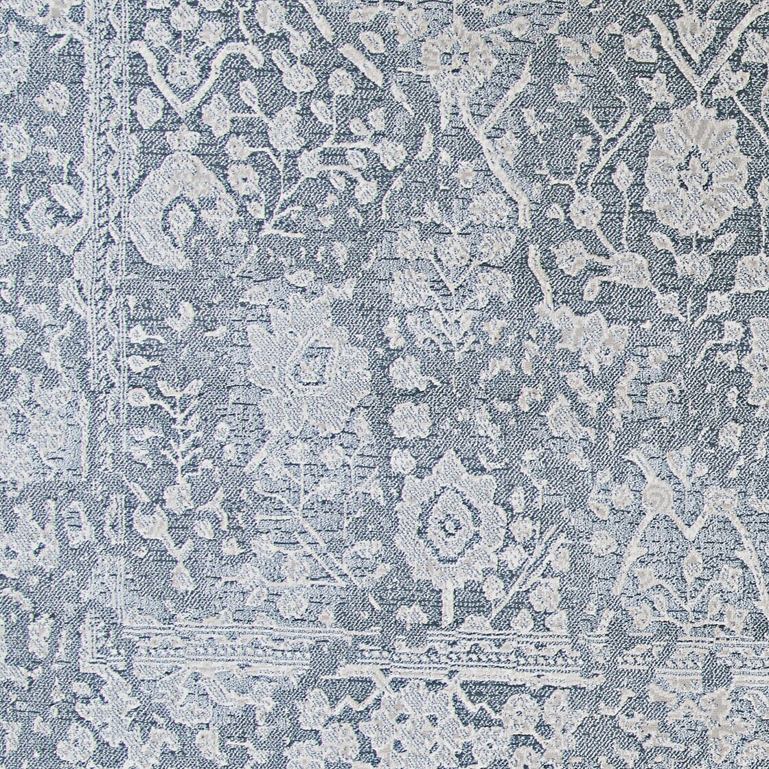 Couristan Marina Lillian 8974/0535 Slate Blue / Oyster Rugs.