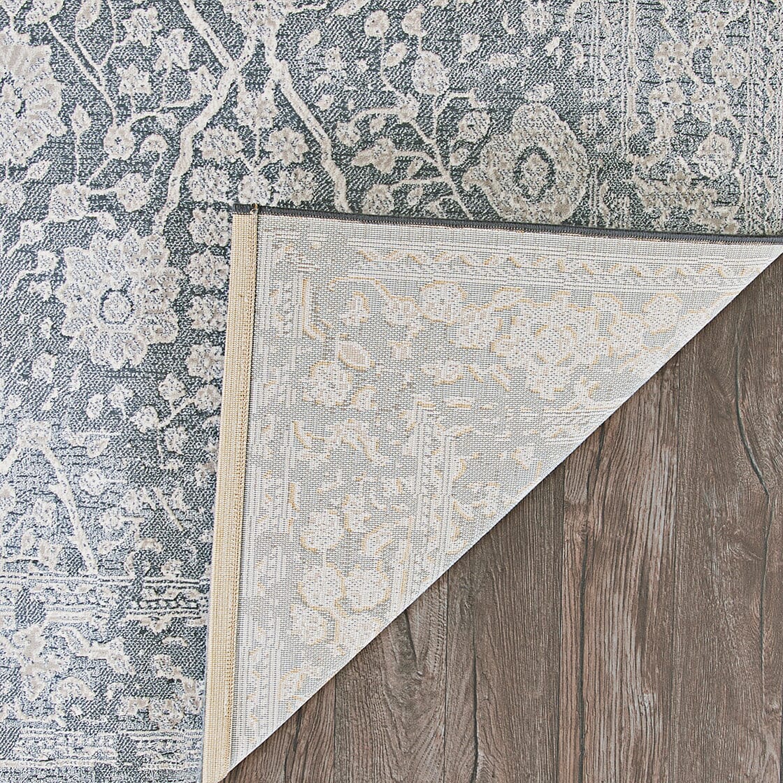 Couristan Marina Lillian 8974/0535 Slate Blue / Oyster Rugs.