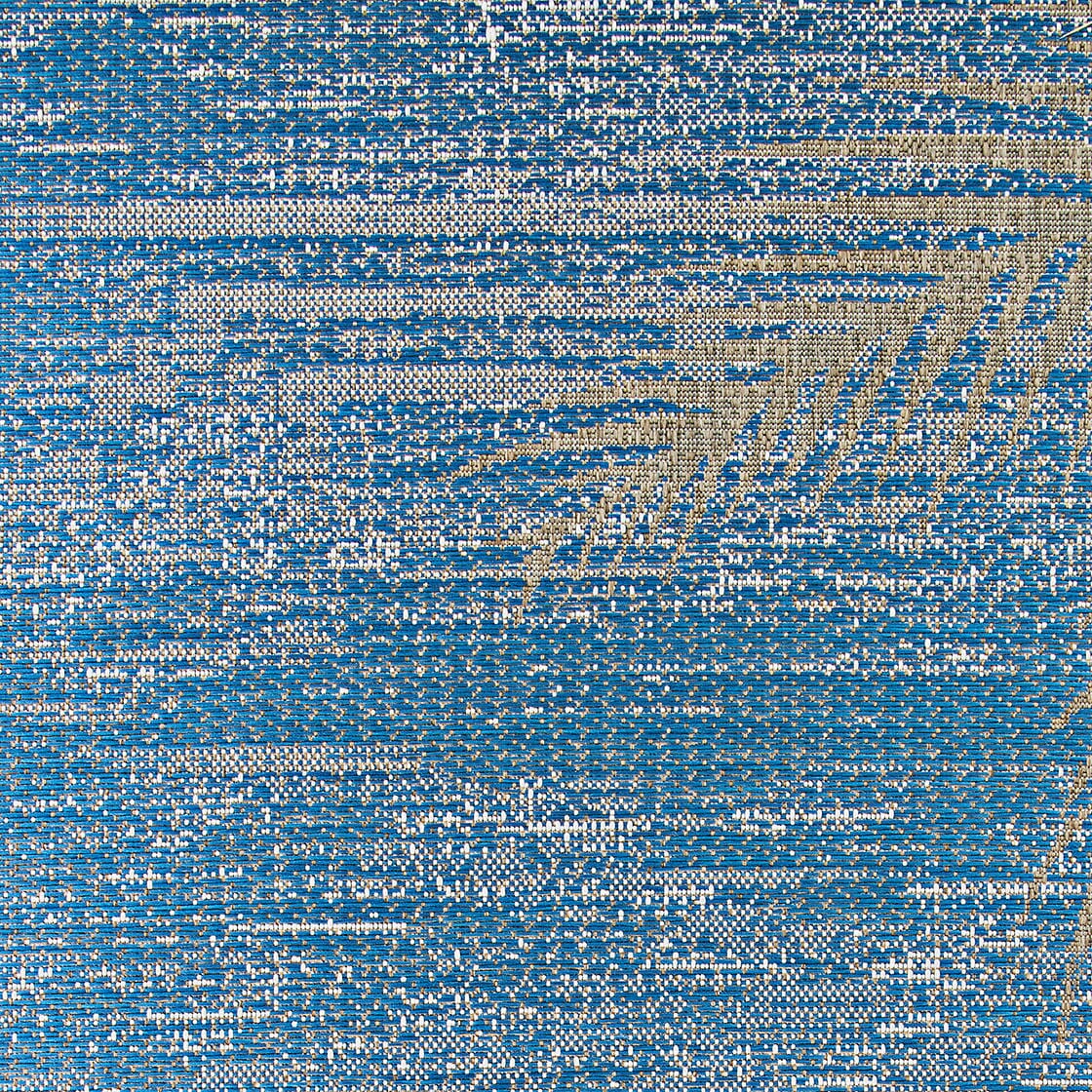 Couristan Monaco Tropical Palms 2429/3108 Ocean Rugs.