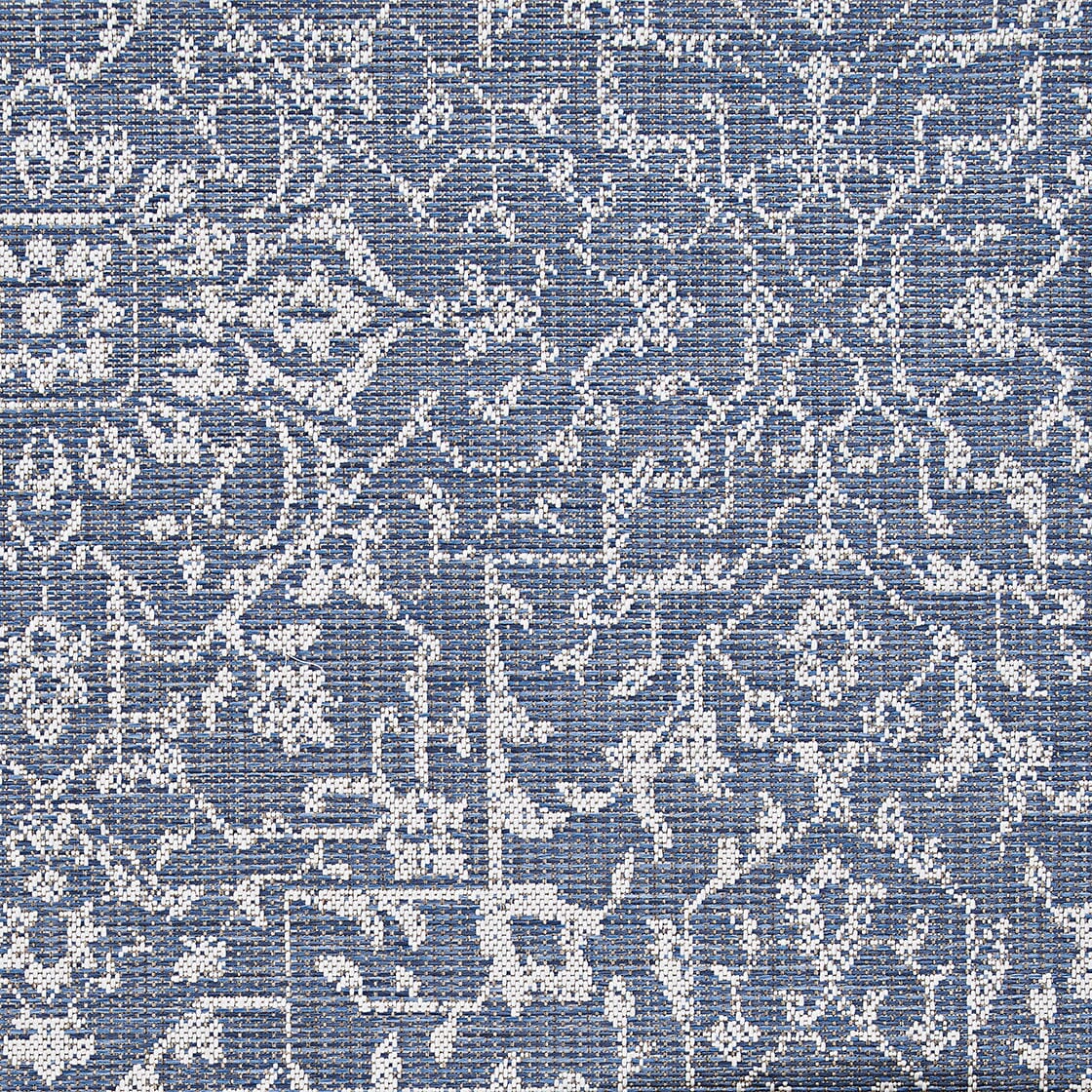 Couristan Monte Carlo Palmette 2329/6427 Navy / Ivory Rugs.