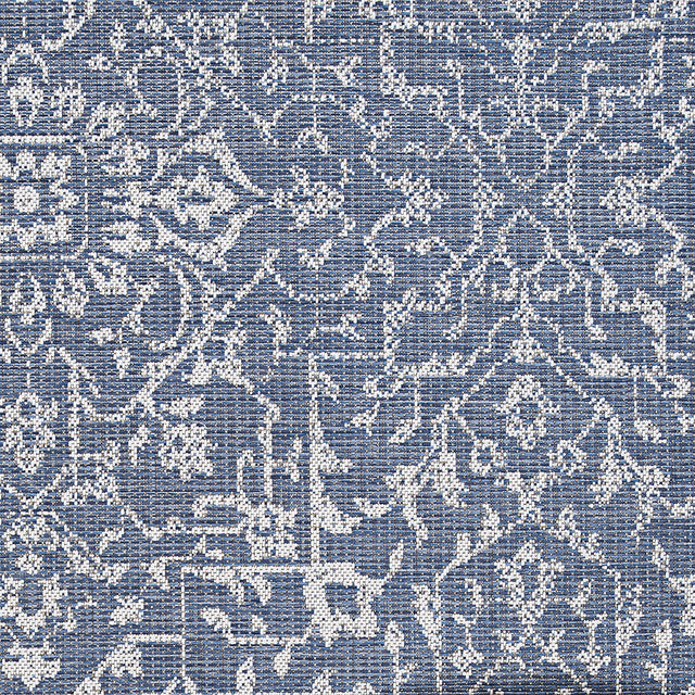 Couristan Monte Carlo Palmette 2329/6427 Navy / Ivory Rugs.