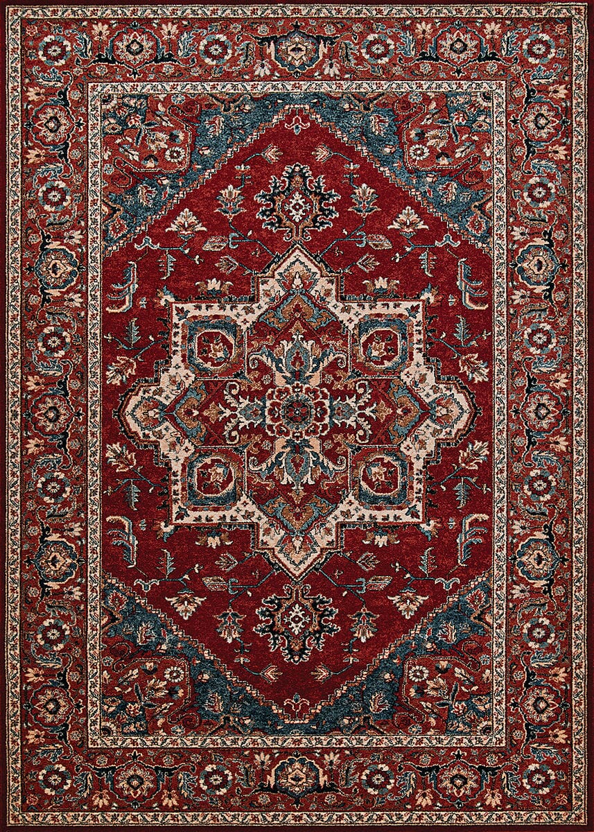 Couristan Old World Classic Antique Mash 4553/5430 Antique Red Rugs.