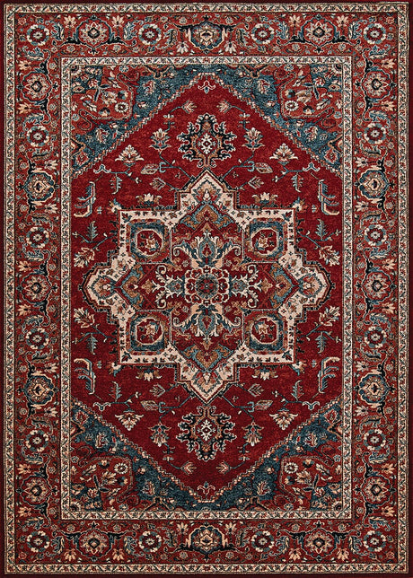 Couristan Old World Classic Antique Mash 4553/5430 Antique Red Rugs.