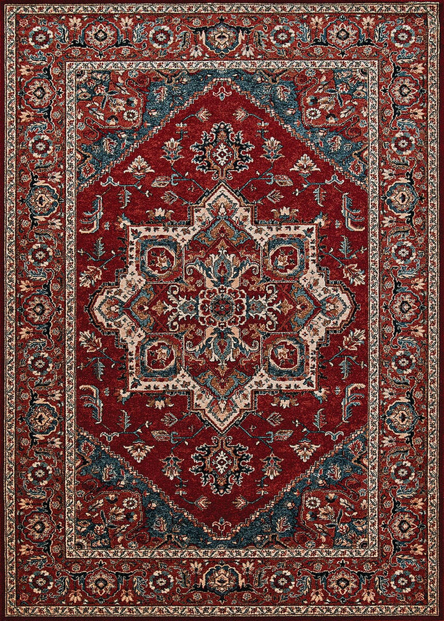 Couristan Old World Classic Antique Mash 4553/5430 Antique Red Rugs.