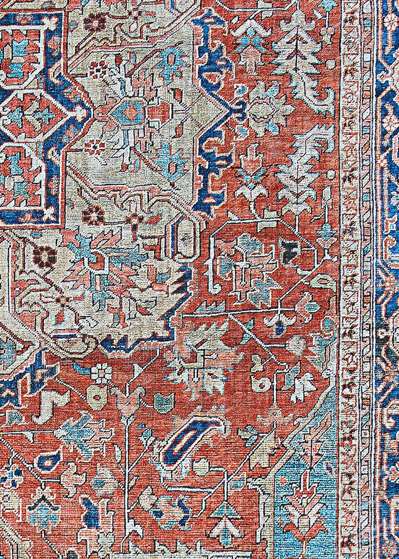 Couristan Pasha Heriz 4748/0474 Ruby Rugs.