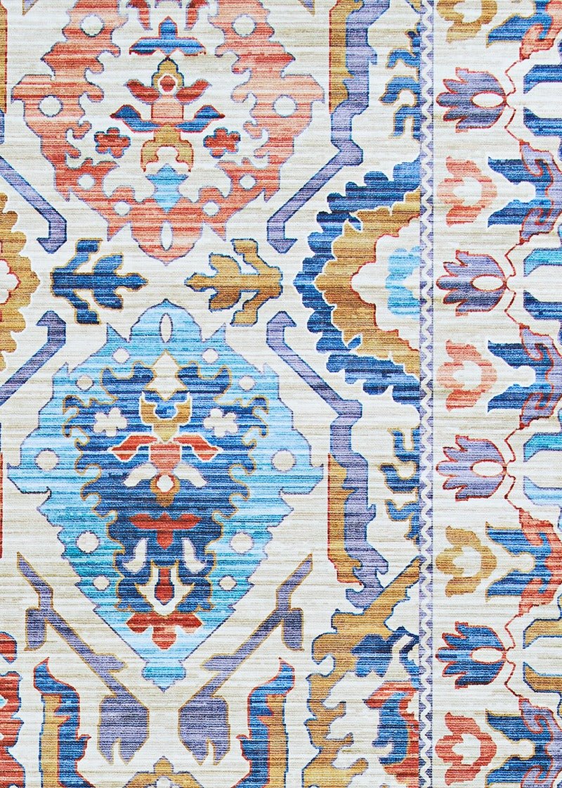 Couristan Pasha Tribal 5076/0076 Ivory Rugs.