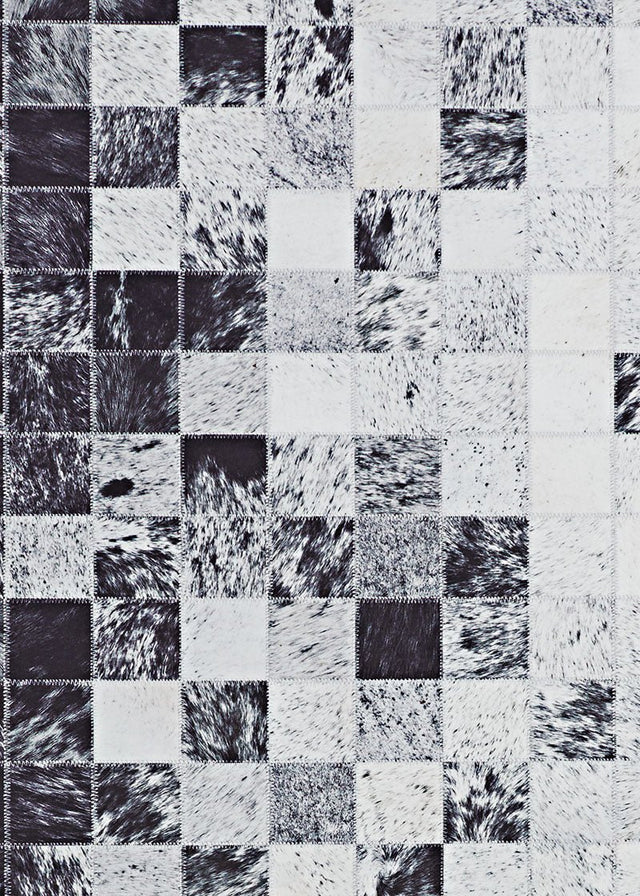 Couristan Prairie Hygee Blocks 3009/0097 Coal/Ice Caps Rugs.