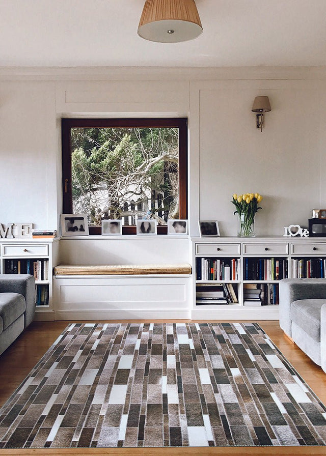 Couristan Prairie Kenai 2837/2710 Brown Rugs.