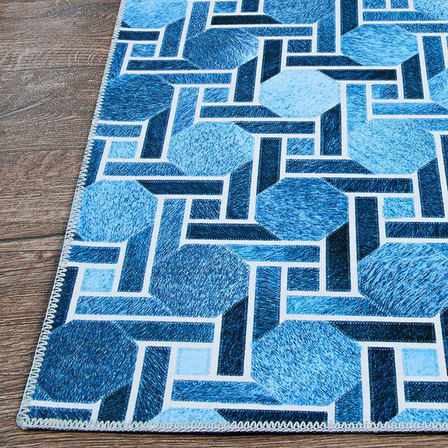 Couristan Prairie Solstice 3095/9292 Marine Blue Rug.