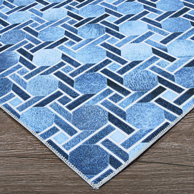 Couristan Prairie Solstice 3095/9292 Marine Blue Rug.