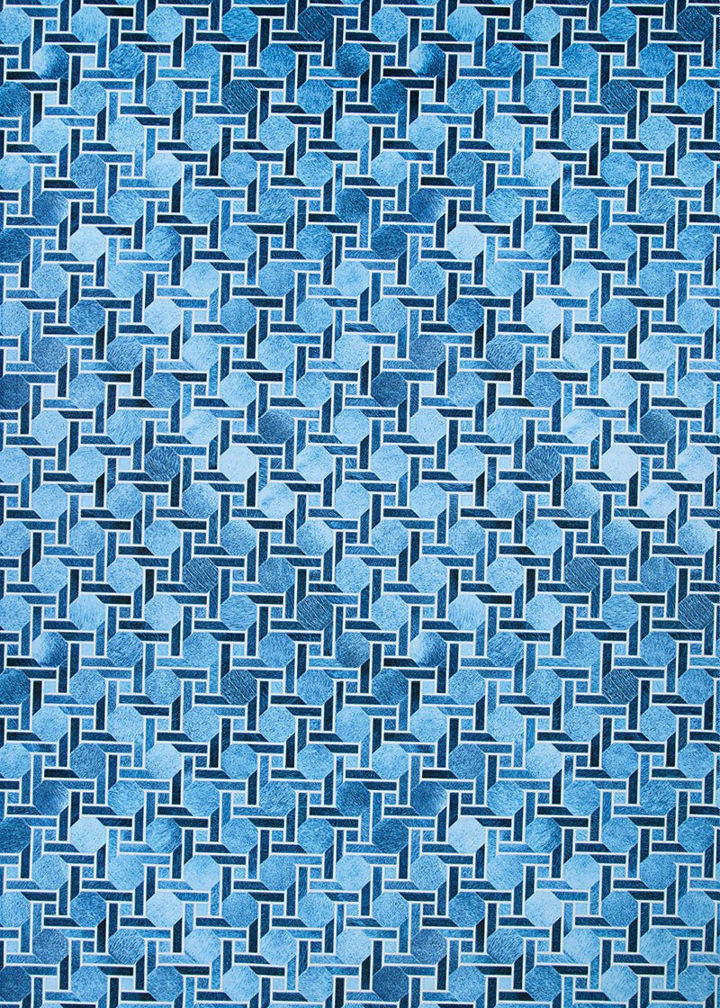 Couristan Prairie Solstice 3095/9292 Marine Blue Rug.