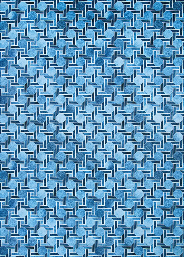 Couristan Prairie Solstice 3095/9292 Marine Blue Rug.