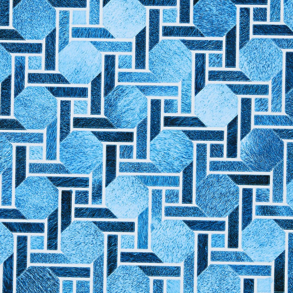 Couristan Prairie Solstice 3095/9292 Marine Blue Rug.