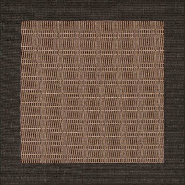 Couristan Recife Checkered Field 1005/2500 Cocoa / Black Rugs.