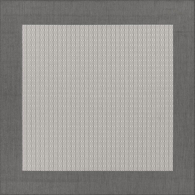 Couristan Recife Checkered Field 1005/3012 Grey / White Rugs.