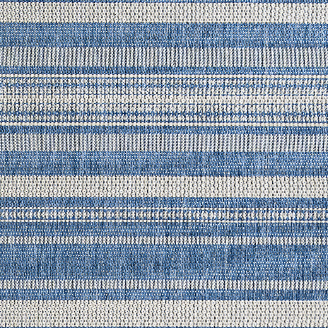 Couristan Recife Gazebo Stripe 5313/1212 Champ / Blue Rugs.