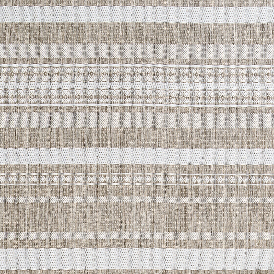 Couristan Recife Gazebo Stripe 5313/2312 Champ / Taupe Rugs.