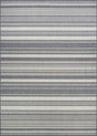 Couristan Recife Gazebo Stripe 5313/3312 Champ / Grey Rugs.