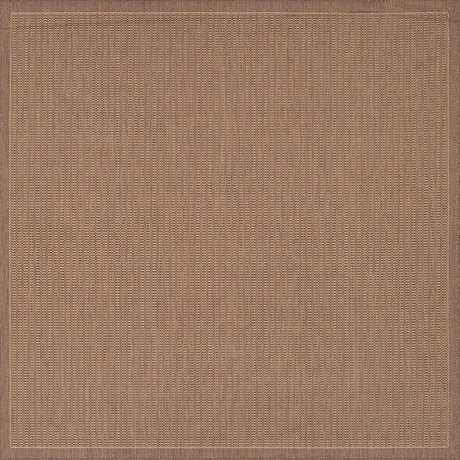 Couristan Recife Saddlestitch 1001/1500 Cocoa / Natural Rugs.