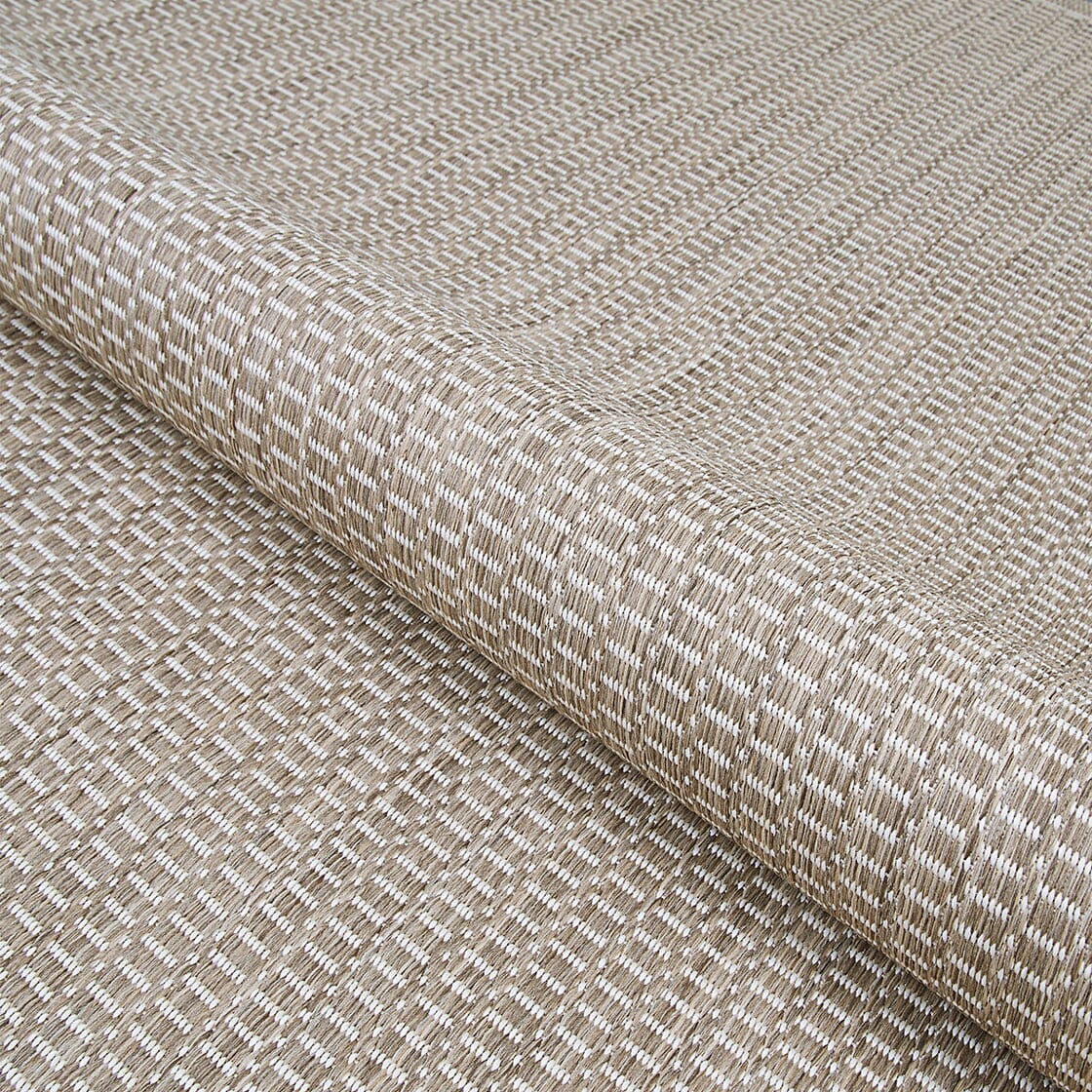 Couristan Recife Saddlestitch 1001/2312 Champagne / Taupe Rugs.