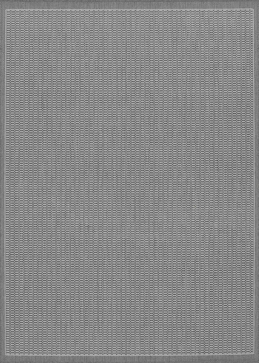 Couristan Recife Saddlestitch 1001/3012 Grey / White Rugs.